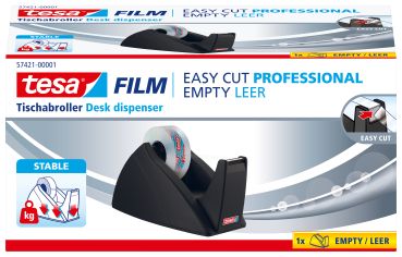 TESA Tischabroller EasyCut 33mx19mm 574210000 schwarz