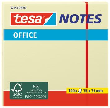 TESA Office Notes 75x75mm 576540000 gelb 100 blatt