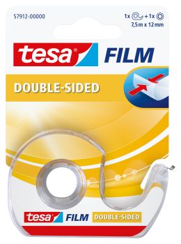 TESA Klebeband tesafilm 12mmx7.5m 579120000 transp., doppels.,auf Abroller