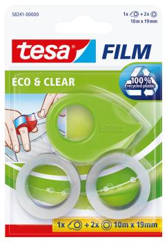 TESA Tape eco & clear Mini 19mmx10m 582410000 grün 2 Stück