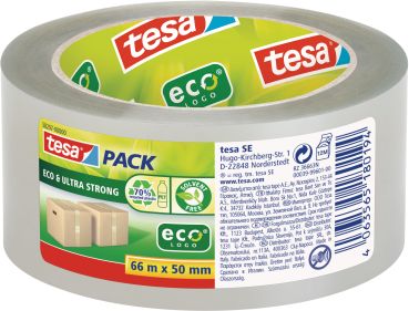 TESA Verpackungsband ECO 50mmx66m 58297-00000 5829700000 ultra strong trans.