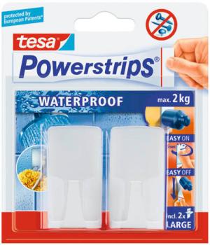 TESA Powerstrips Haken Wave 597010000 weiss