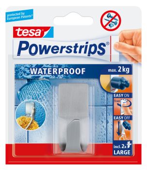 TESA Powerstrips Haken Zoom 597070000 grau