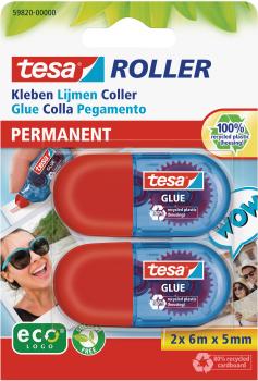 TESA Mini Kleberoller 6mx5mm 598200000 ecoLogo perm. Blister