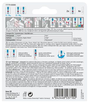 TESA Klebenagel 2x2kg 77779-00000 Tapete & Putz