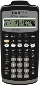 TEXAS INSTRUMENTS Finanzrechner TI-BAII+ professional d/f/e