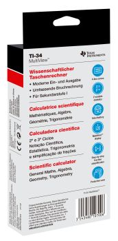 TEXAS INSTRUMENTS Schulrechner TI34MULTI