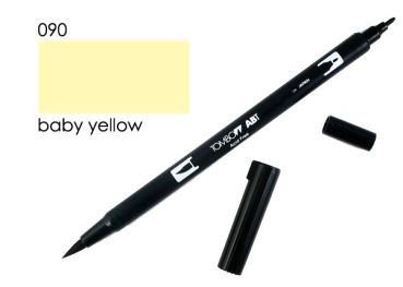 TOMBOW Dual Brush Pen ABT 090 hellgelb