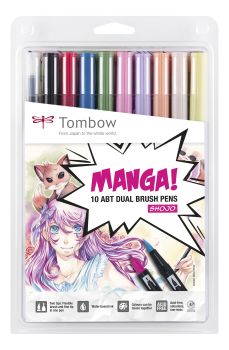 TOMBOW Manga-Set Shojo ABT-10C-MANG 10-tlg.