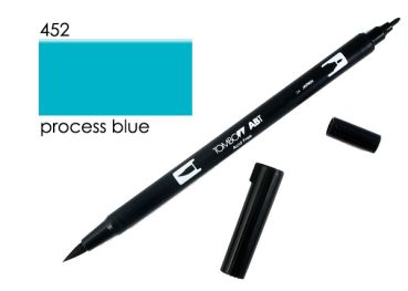 TOMBOW Dual Brush Pen ABT 452 process blue