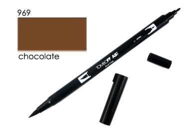 TOMBOW Dual Brush Pen ABT 969 chocolate