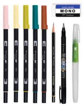 Tombow lettering set cozy times bs-fh1 abt dual brush - Tombow-bs-fh1-4003198130326-02