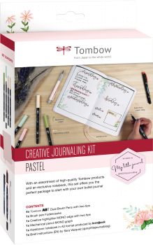 TOMBOW Creative Journaling Kit BUJO-SET1 Pastel 8-teilig