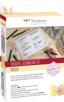 TOMBOW Creative Journaling Kit BUJO-SET2 Bright 8-teilig