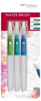 TOMBOW Wassertankpinsel WB-3P Set, 3 Stück