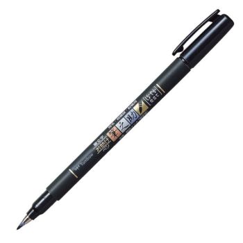 TOMBOW Kalligraphie Stift Soft WS-BS150 Fudenosuke, schwarz