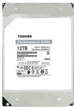 TOSHIBA HDD X300 High Performance 12TB HDWR21CUZSVA internal, SATA 3.5 inch BULK