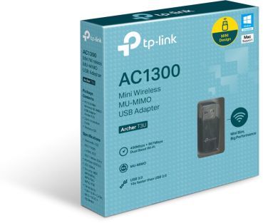 TP-LINK AC1300 Wi-Fi USB Adapter Archer T3U Plus Plus High Gain Dual Band