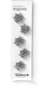 TRENDFORM Magnete EDELWEISS FA4509 5er Set, silber