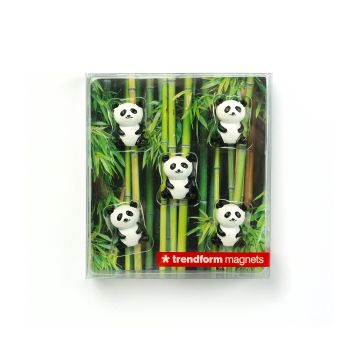 TRENDFORM Magnete PANDA FA4573 schwarz/weiss 5 Stück