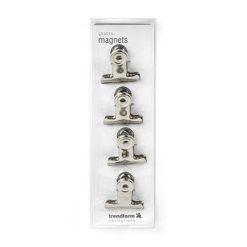 TRENDFORM Magnet-Clip GRAFFA FW4000 4er Set verchromt