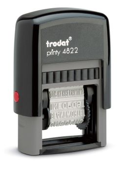 TRODAT Mehrtextstempel 4822I-EK-SC 4mm Italienisch