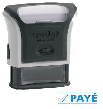 TRODAT Stempel PAYE 4911 blau