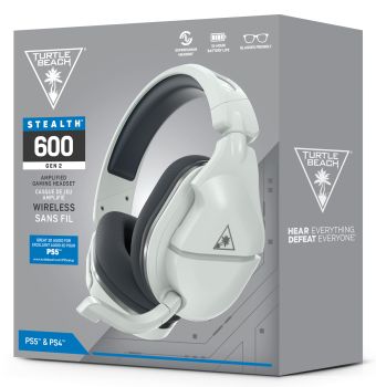 TURTLE BEACH Stealth Gen 2 600P White TBS-3145-02 Wireless Headset for PS4/PS5