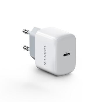 UGREEN USB Wall Charger Mini 20W 10220 1-Port PD 1xUSB-C,White