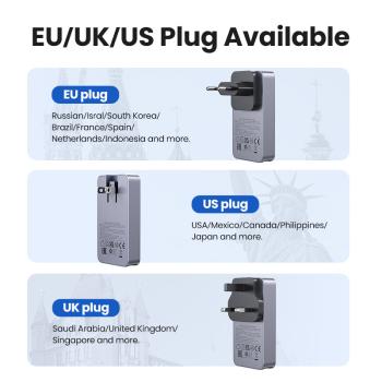 Ugreen usb travelcharger nexode pro 25356 65w, 3-port,pd,gan - Ugreen-25356-6941876223565-09.jpg