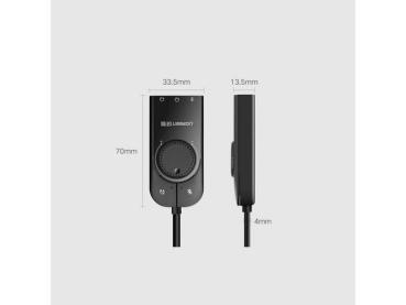 UGREEN External USB Sound Adapter 40964 15cm, Black