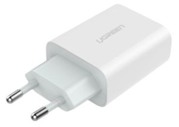 UGREEN USB-C Charger 20W 50698 PD, C-L 1M Cable, White