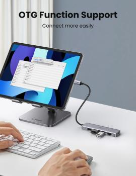 Ugreen usb-c hub 4in1, silver 70336 4xusb-a - Ugreen-70336-6957303873364-07.jpg