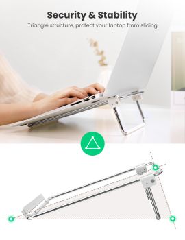 UGREEN Desktop adj. Laptop Stand 80348 Silver