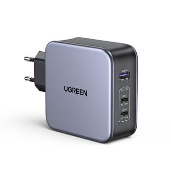 UGREEN USB Wallcharger Nexode 140W 90549 Bundle,GaN,USB-A+C,2M Cable