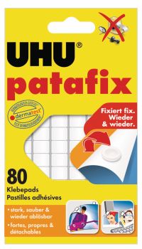 UHU Patafix Klebepads 9.5x17mm 48810 weiss, non-permanent 80 Stk.