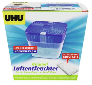 UHU Luftentfeuchter Original 52155 mit Granulat 450g