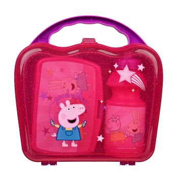 UNDERCOVER Koffer inkl. Flasche und Box PIGP9860 Peppa Pig