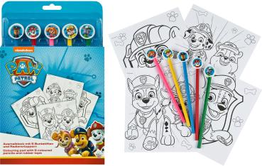 UNDERCOVER Ausmalblock m. 5 Buntstiften PPUT1300 Paw Patrol