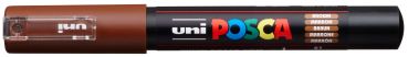 UNI-BALL Posca Marker 7mm PC-1M BROWN brun