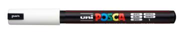 UNI-BALL Posca Fineliner 0,7mm PC-1MR WHITE weiss