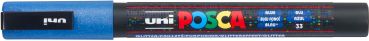 UNI-BALL Posca Marker 0.9-1.3mm PC-3ML BLUE glitzer blau