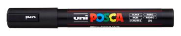 UNI-BALL Posca Marker 1,8-2,5mm PC-5M BLACK schwarz, Rundspitze