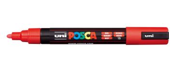 UNI-BALL Posca Marker 1,8-2,5mm PC-5M RED rot, Rundspitze