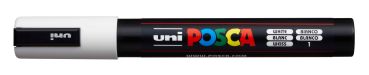 UNI-BALL Posca Marker 1,8-2,5mm PC-5M WHITE weiss, Rundspitze