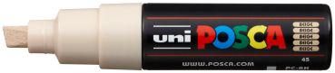 UNI-BALL Posca Marker 8mm PC-8K BEIGE beige, Keilspitze