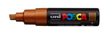 UNI-BALL Posca Marker 8mm PC-8K BRONZE MET bronze, Keilspitze