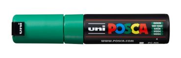 UNI-BALL Posca Marker 8mm PC-8K GREEN grün, Keilspitze