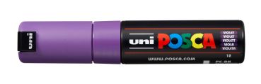 UNI-BALL Posca Marker 8mm PC-8K VIOLET violett, Keilspitze