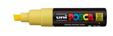 UNI-BALL Posca Marker 8mm PC-8K YELLOW gelb, Keilspitze